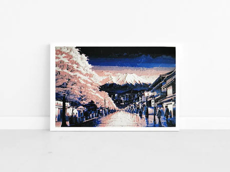 Kyoto 3D Druck Wandbild